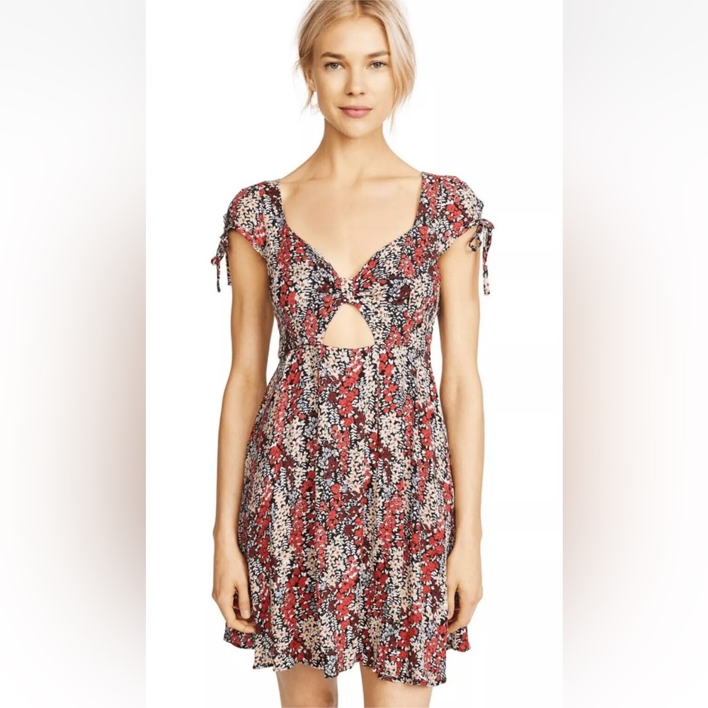 NWT! Free People Floral Miss Right Mini Dress size Small